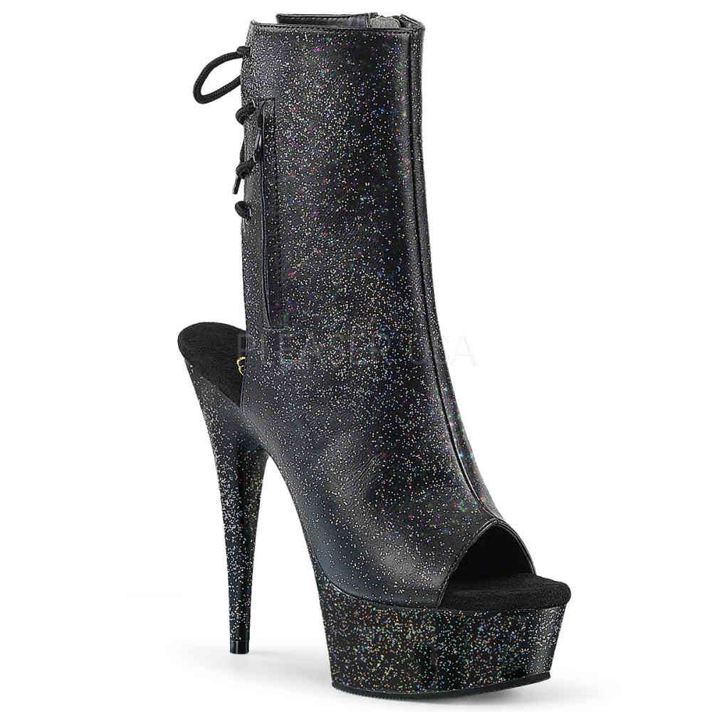 Pleaser - DELIGHT1018MMG Bottes de plateforme - Noir Product image